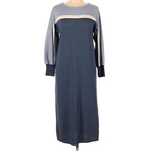 Oscar De La Renta Sweater Long Sleeve Dress